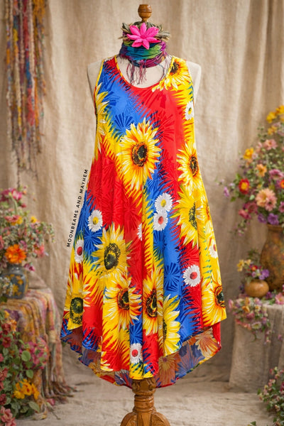 SUNFLOWER & DAISIES DRESS (SF8) - MoonbeamsandMayhem