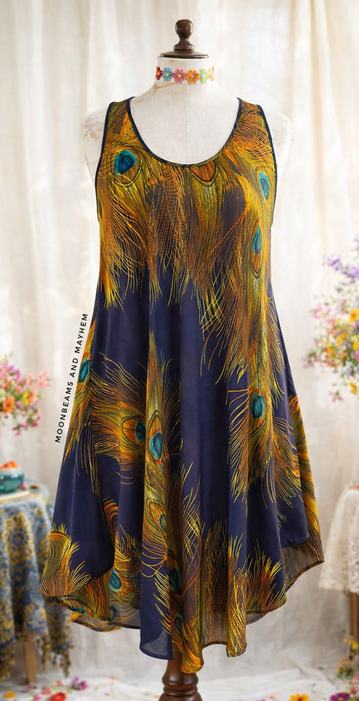 PEACOCK MOON DRESS (GR76)