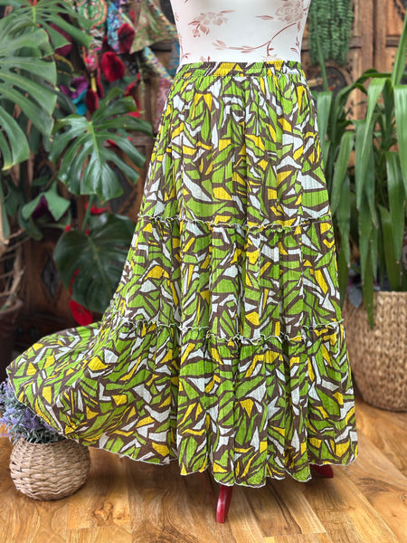 FLORA BOHEMIAN SKIRT SIZE M/L (GR254)
