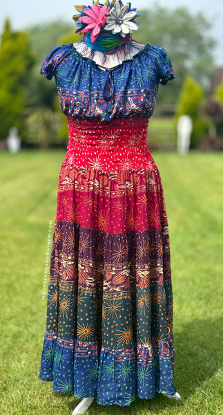 TRUE ROMANCE BOHEMIAN MAXI DRESS (OF85)