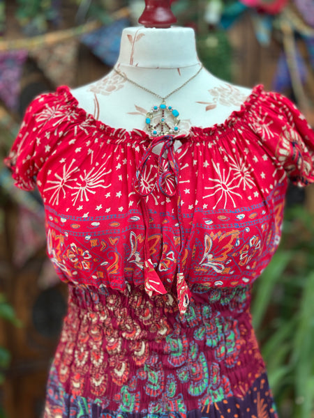 TRUE ROMANCE BOHEMIAN MAXI DRESS (OF275)