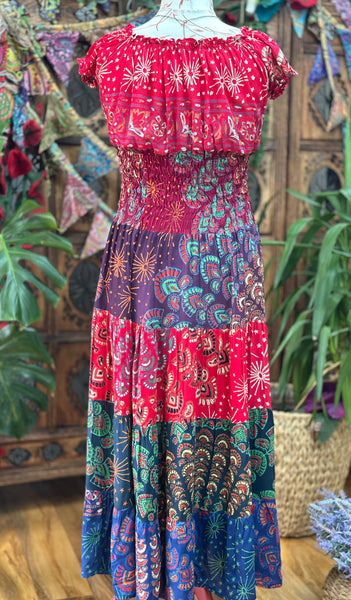 TRUE ROMANCE BOHEMIAN MAXI DRESS (OF275)