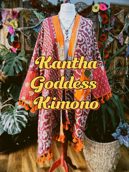 KANTHA GODDESS KIMONO | COAT (665OF)