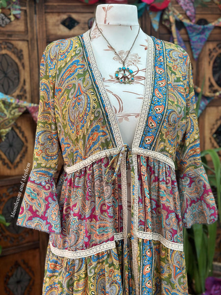 FLOWER MOON KIMONO MAXI LENGTH (OFFM34)