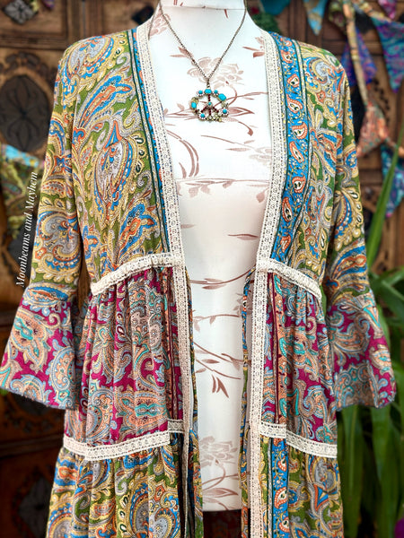 FLOWER MOON KIMONO MAXI LENGTH (OFFM34)