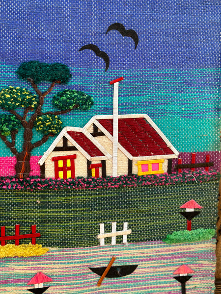 WOVEN FOLK ART TAPESTRY (TPS08)