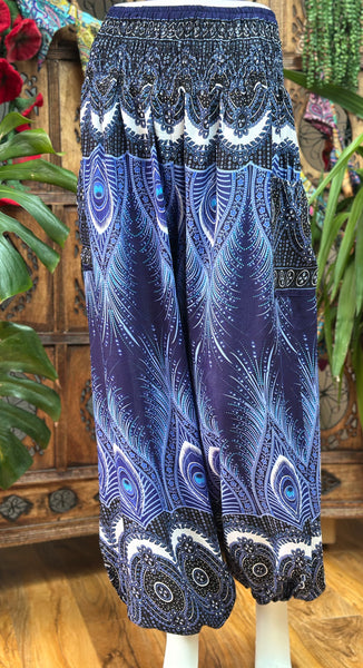 PEACOCK MOON HAREM TROUSERS (HR012)