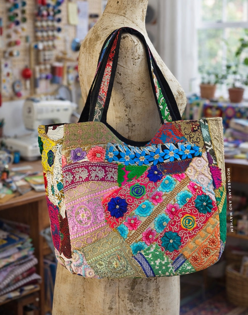 WILD SPIRIT EMBROIDERED BAG - MoonbeamsandMayhem