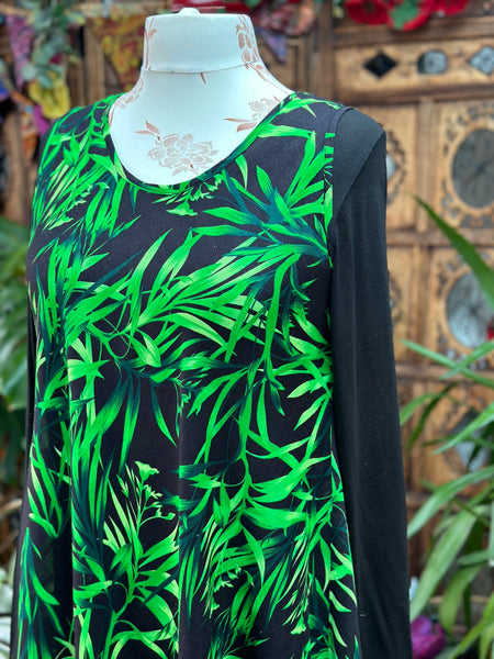 BAMBOO GREEN TUNIC / DRESS SIZE M -XL