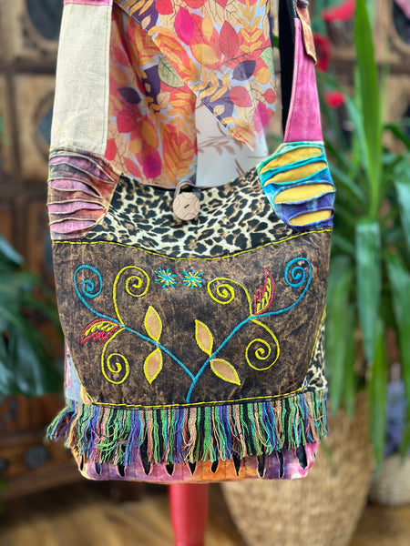 MAGICAL COTTON FREEDOM SHOULDER BAG (BA114)