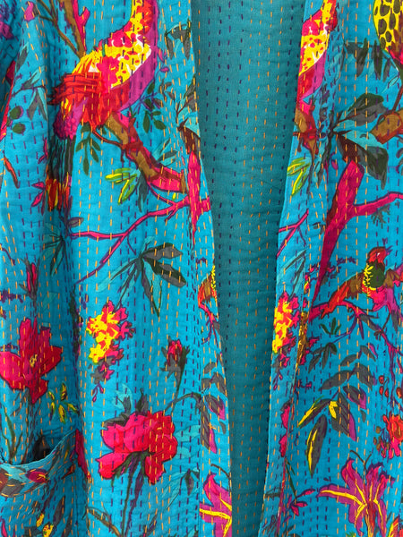 SAFFRON SOUL KIMONO / DUSTER COAT (OF739KS) - MoonbeamsandMayhem