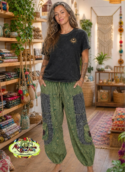 FOREST GREEN SOULPATH TROUSERS