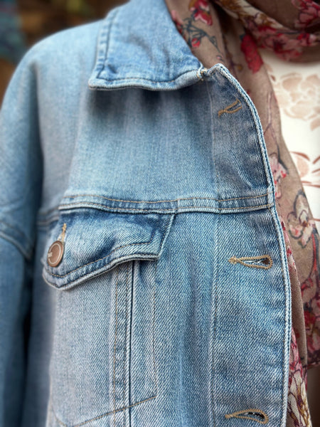 VINTAGE INSPIRED BOHEMIAN XL DENIM JACKET