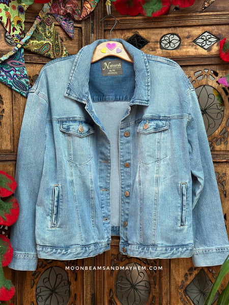 VINTAGE INSPIRED BOHEMIAN XL DENIM JACKET