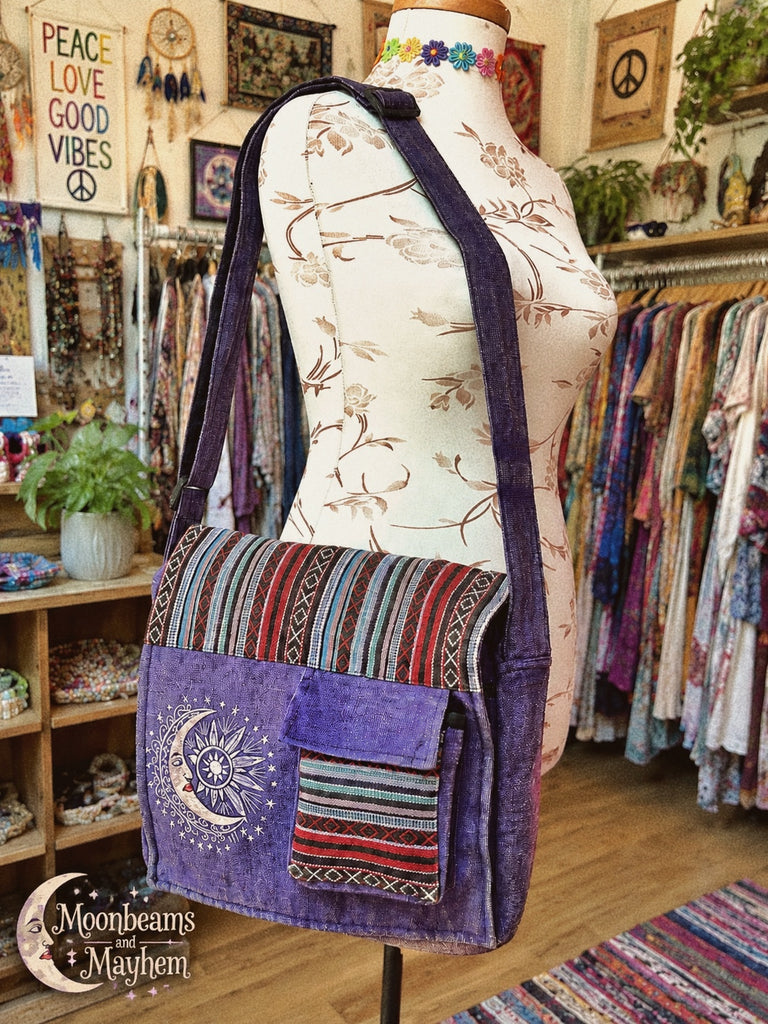 PURPLE MOONRISE BAG - MoonbeamsandMayhem