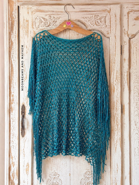 MOONRIVER JADE SHIMMER PONCHO