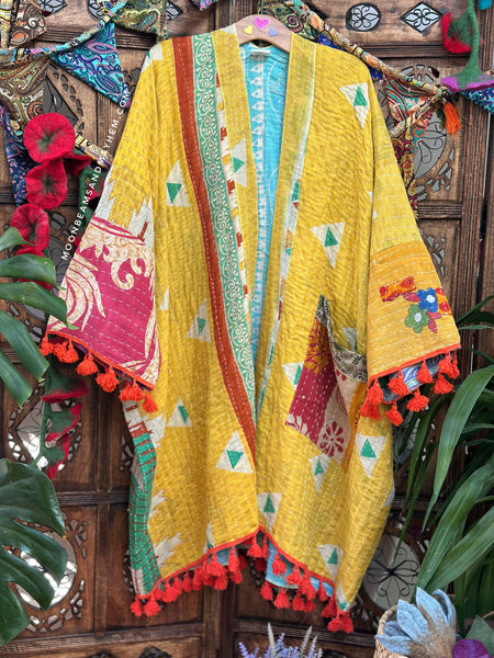 KANTHA GODDESS KIMONO | COAT (666OF)