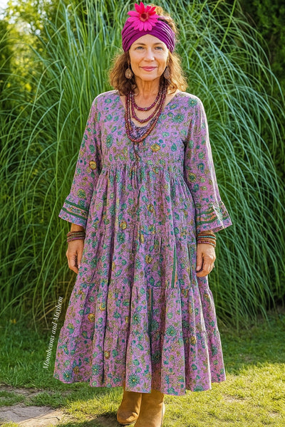 LAVENDER PORTOBELLO ROAD DRESS