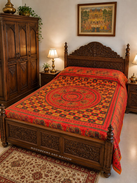 SUNSET TEMPLE THROW / TAPESTRY