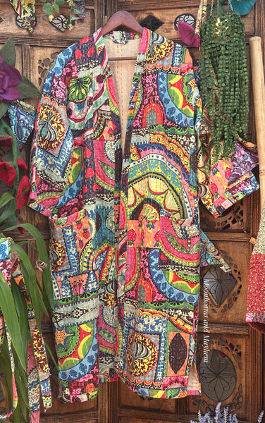 LONG SAFFRON SOUL KIMONO (OF734CL)