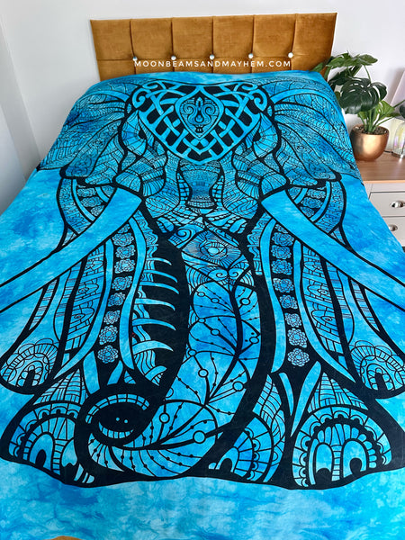 DIVINE INDIAN ELEPHANT TAPESTRY (PR)