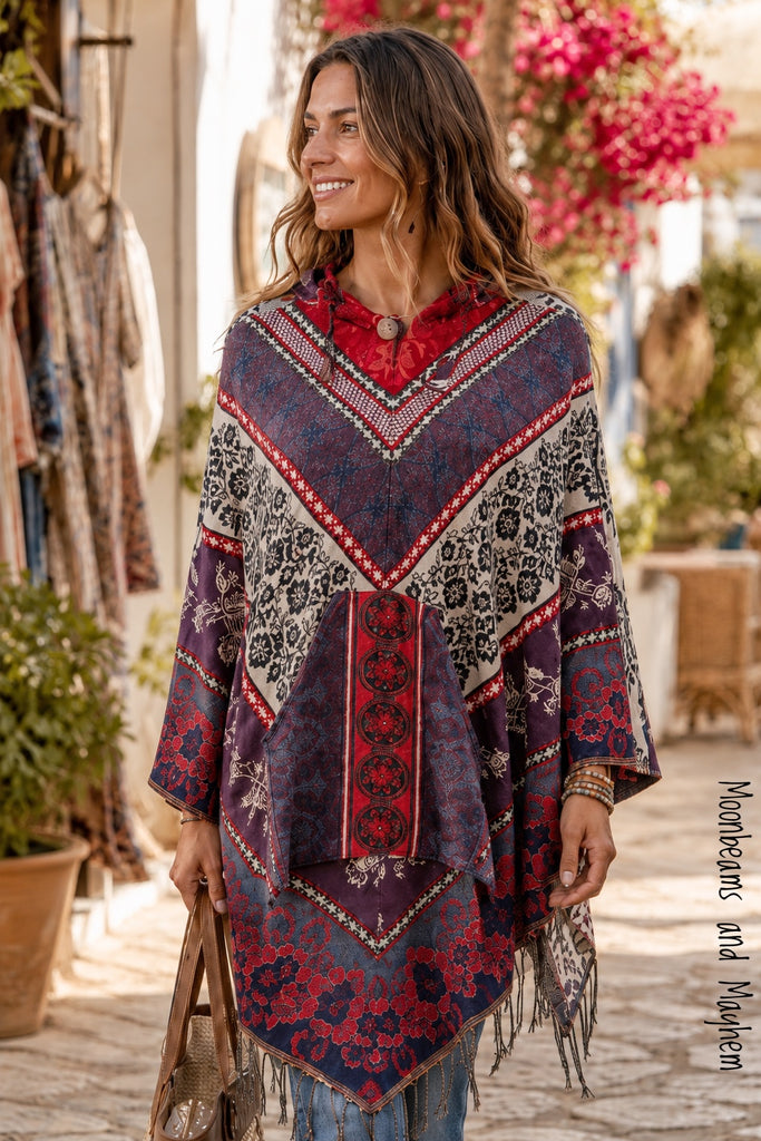 PHOENIX BLOOM PONCHO
