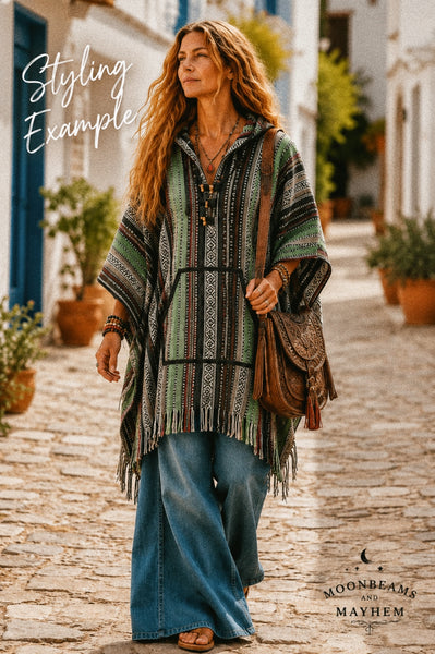 NOMAD SOUL - EARTHBOUND TASSEL PONCHO