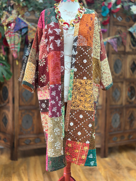 LONG SAFFRON SOUL KIMONO (OF746CL)