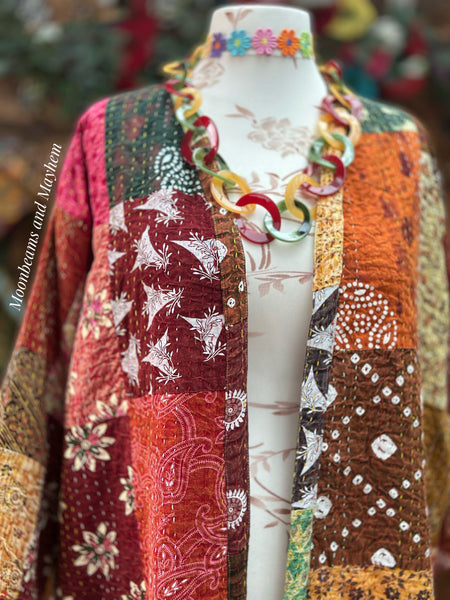 LONG SAFFRON SOUL KIMONO (OF746CL)