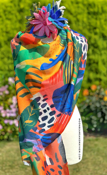 INTO THE TROPICS MULTI-WAY SCARF