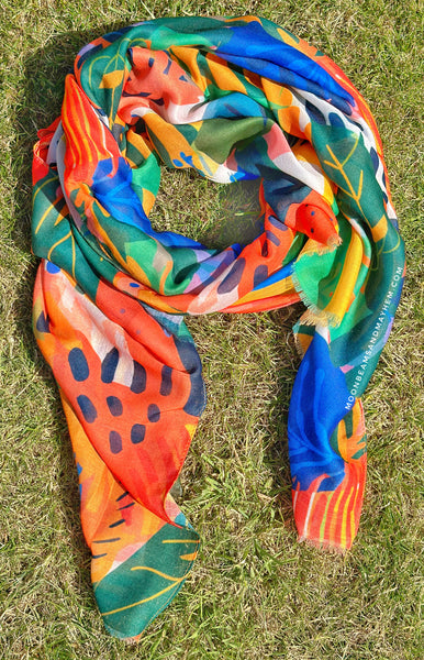 INTO THE TROPICS MULTI-WAY SCARF