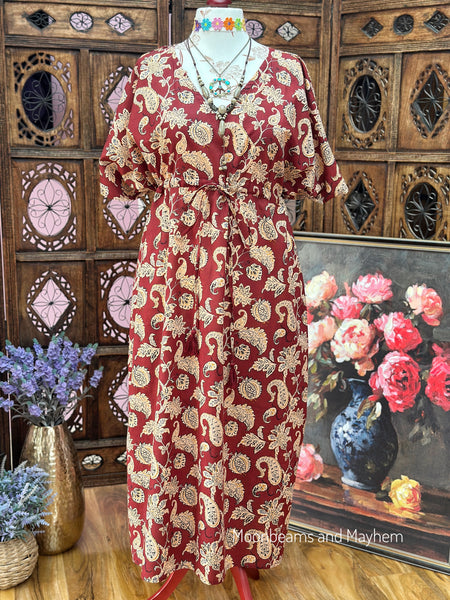 JAIPUR ROSE KINDRED SPIRIT KAFTAN / DRESS (KS8)
