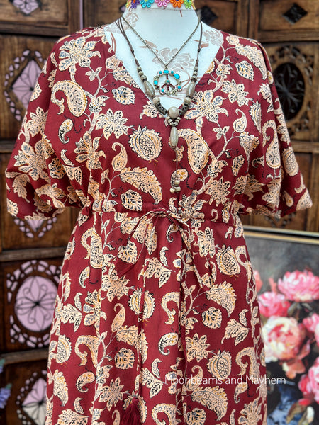 JAIPUR ROSE KINDRED SPIRIT KAFTAN / DRESS (KS8)