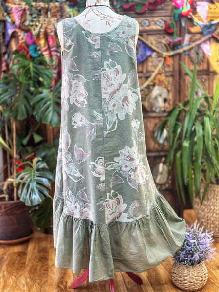 MYSTIC MEADOW GREEN SERENITY TUNIC / DRESS XL
