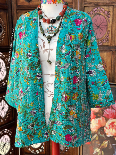 SAFFRON SOUL KIMONO / DUSTER COAT (OF760CS)