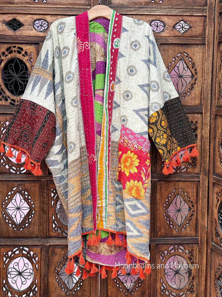 KANTHA GODDESS KIMONO | COAT (695OF)