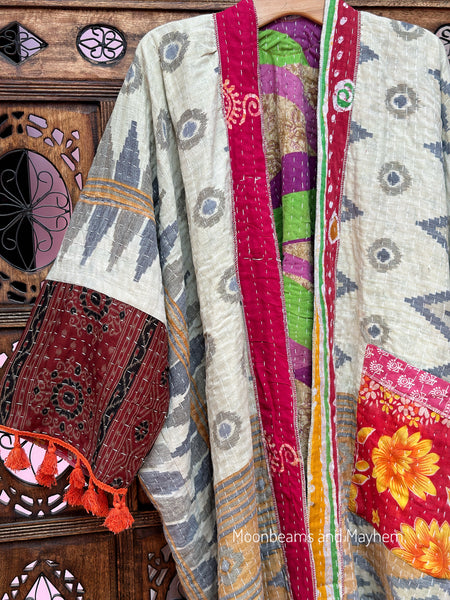 KANTHA GODDESS KIMONO | COAT (695OF)