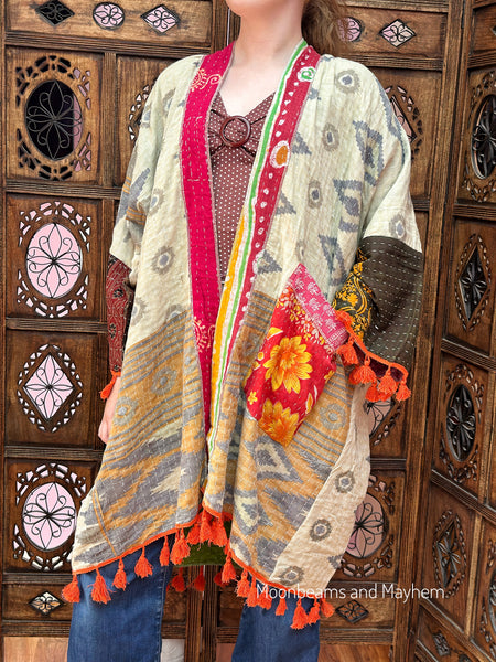 KANTHA GODDESS KIMONO | COAT (695OF)