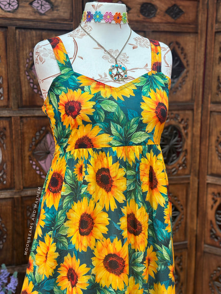 SUNFLOWER GODDESS SUNDRESS