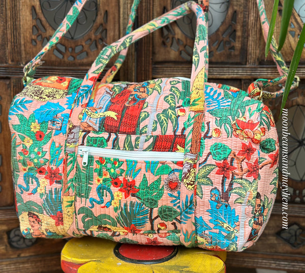 KANTHA GODDESS WEEKENDER HOLDALL DUFFLE BAG (BA139)