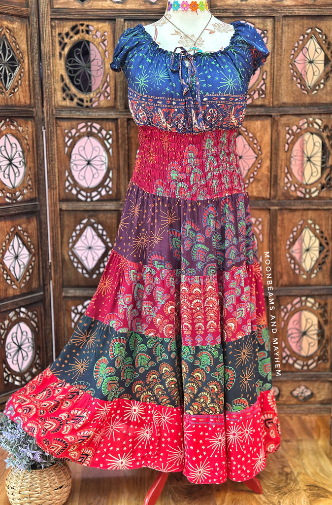 TRUE ROMANCE BOHEMIAN MAXI DRESS (OF278)