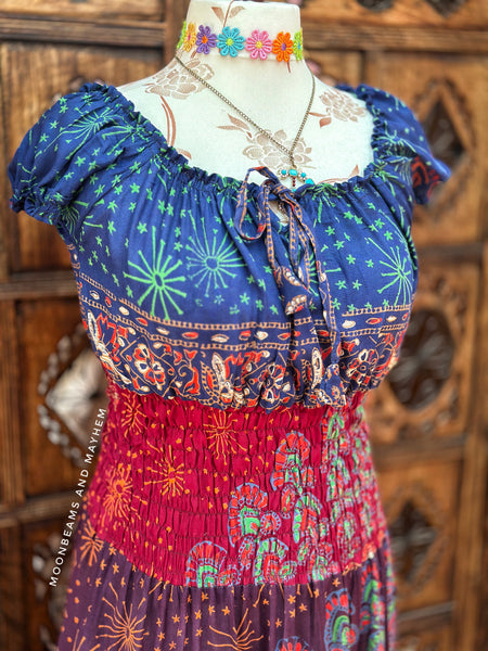 TRUE ROMANCE BOHEMIAN MAXI DRESS (OF278)