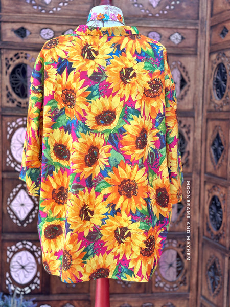 SUNFLOWER DAYDREAM KIMONO