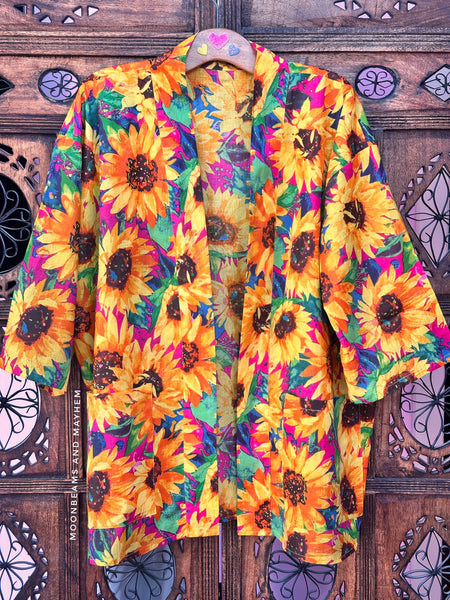SUNFLOWER DAYDREAM KIMONO