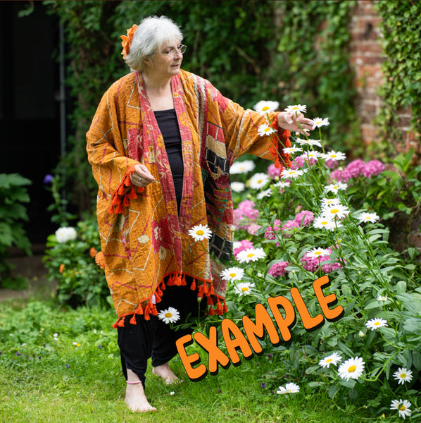 KANTHA GODDESS KIMONO | COAT (688OF) - MoonbeamsandMayhem
