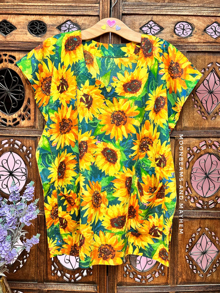 SUNFLOWER SKETCH TUNIC