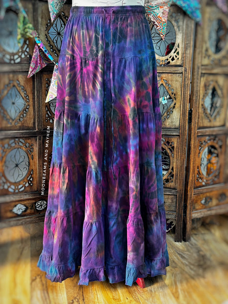 DEEPEST PURPLE WILD CHILD MAXI SKIRT