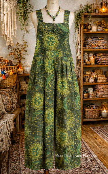 SOLAR SPIRIT GREEN DUNGAREES