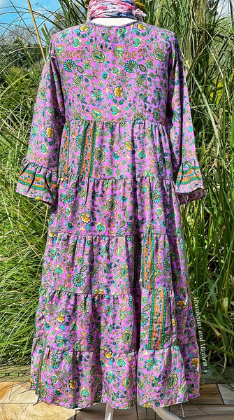 LAVENDER BLAZE PORTOBELLO ROAD DRESS / FREE SIZE