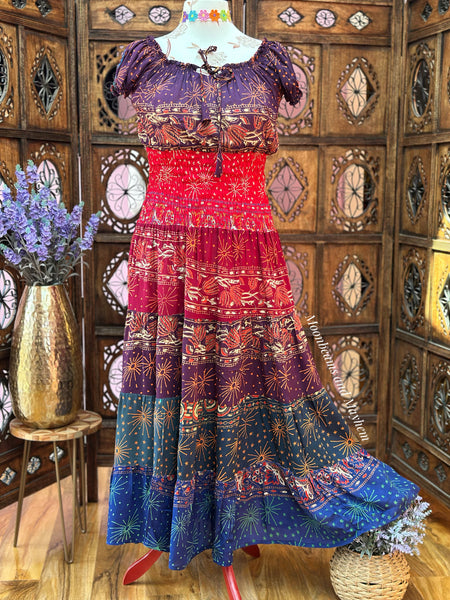 TRUE ROMANCE BOHEMIAN MAXI DRESS (OF279)